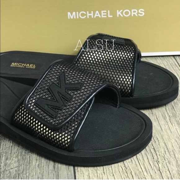 Michael Kors Palmer Slide Mirror Metallic Black W - Picture 3 of 7